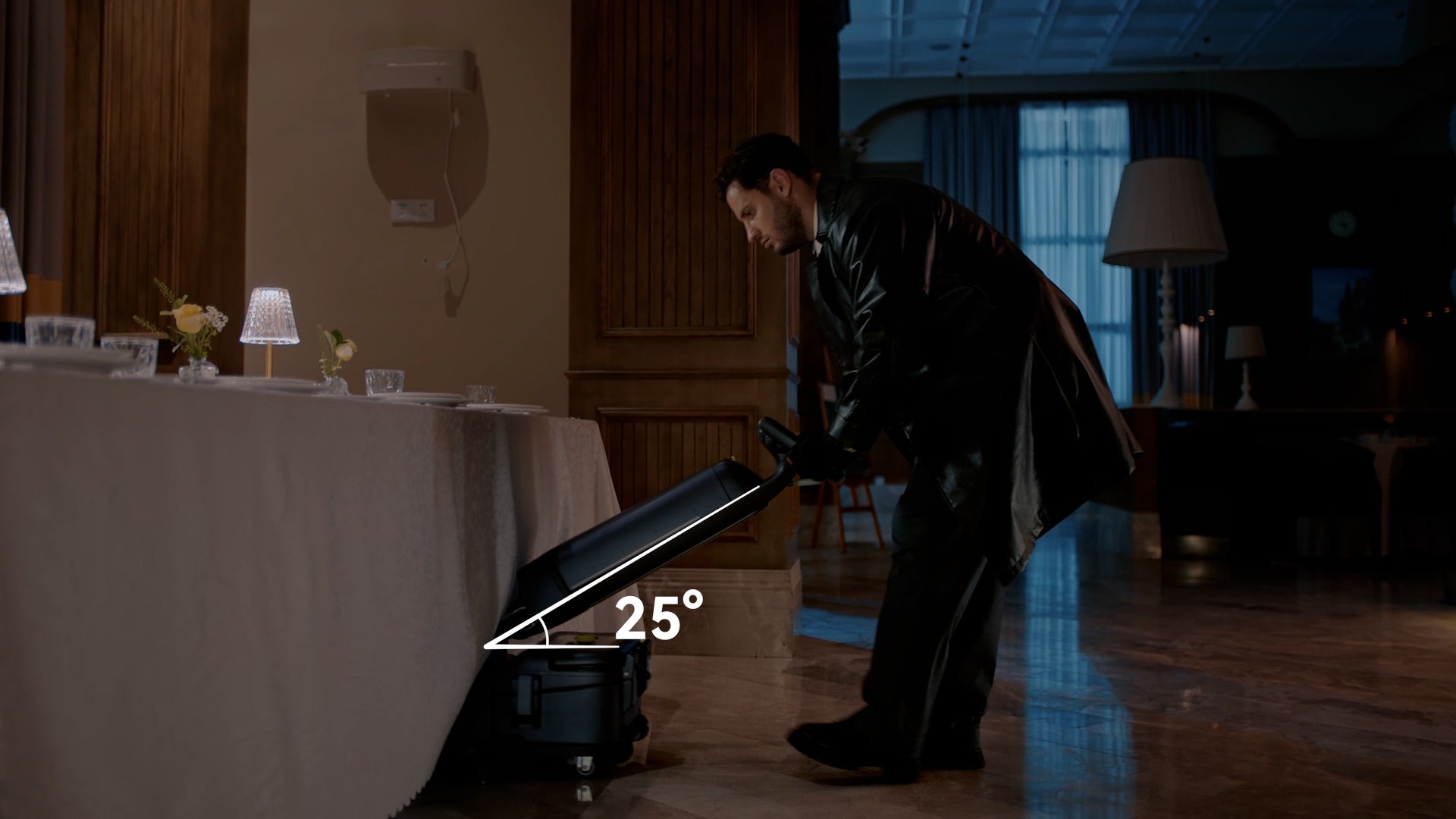PUDU SH1 Smart Upright Scrubber Dryer 25 Degrees