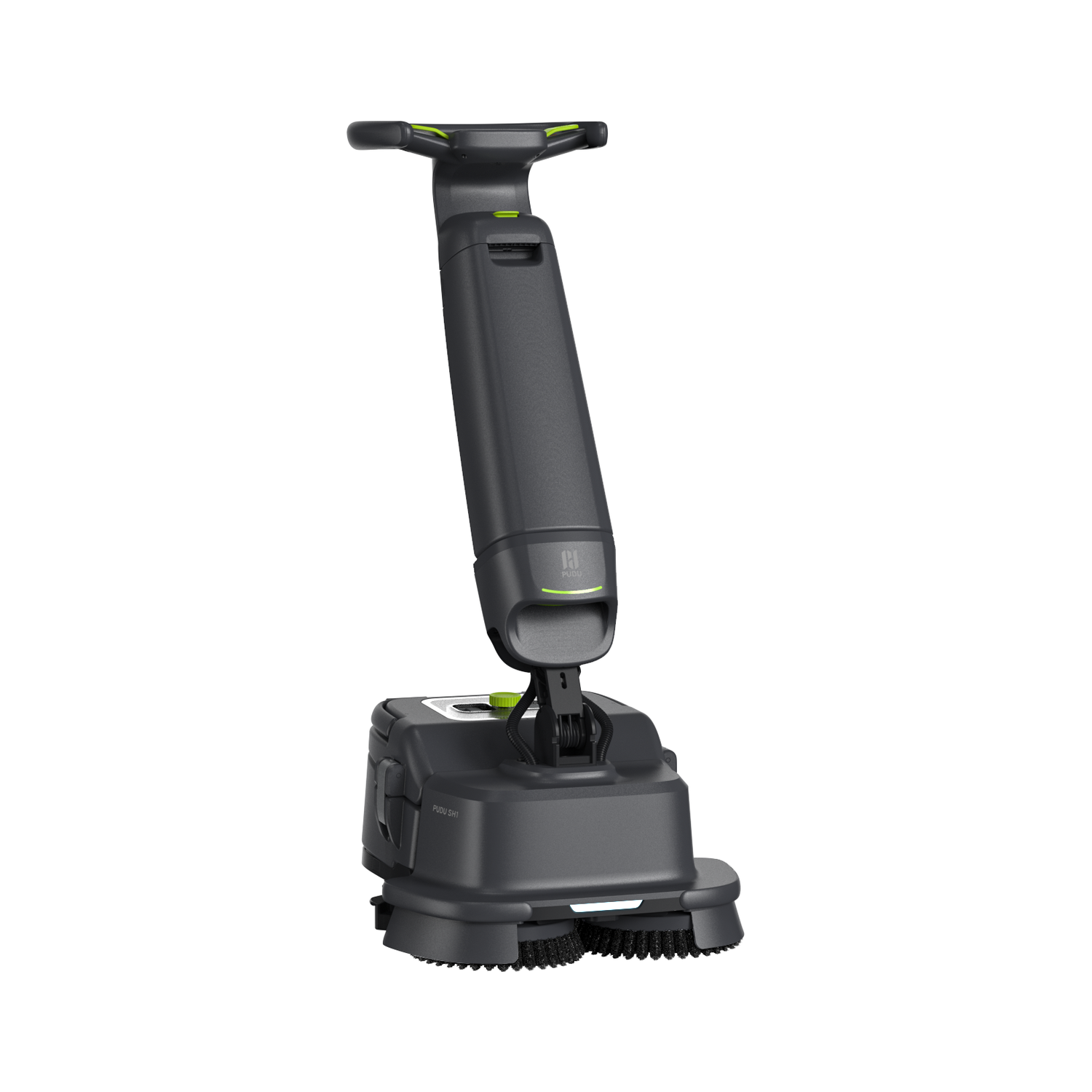 PUDU SH1 Smart Upright Scrubber Dryer front left angle