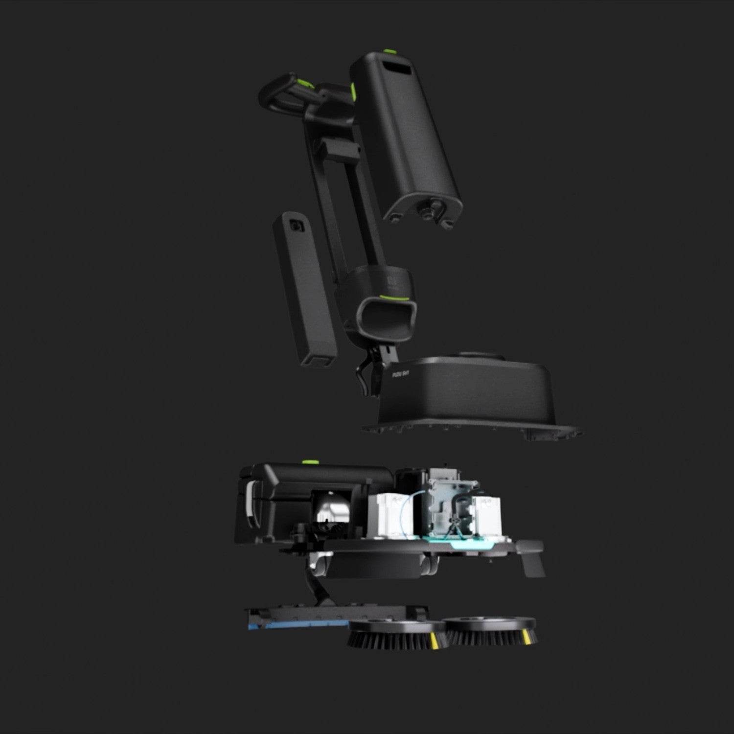 PUDU SH1 modular parts exploded view