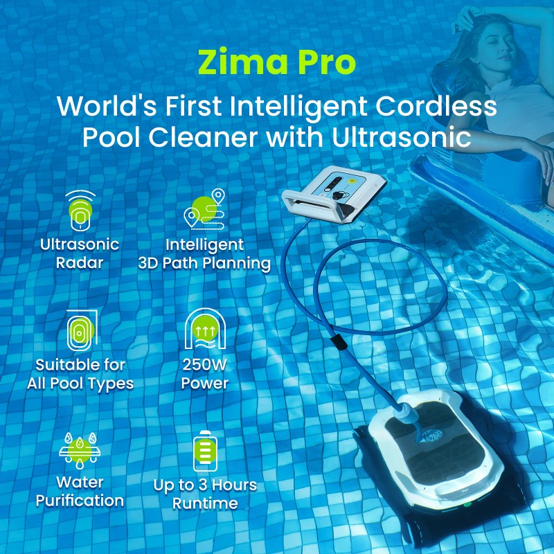 Degrii Zima Pro Cordless Robotic Pool Cleaner - Overview