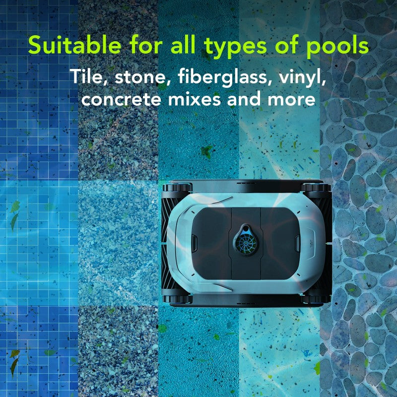 Degrii Zima Pro Cordless Robotic Pool Cleaner - all pool types