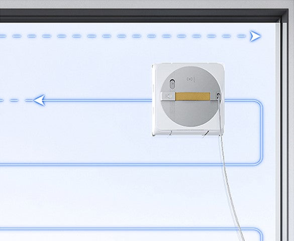 ECOVACS WINBOT W1 PRO Robotic Window Cleaner Path Planning