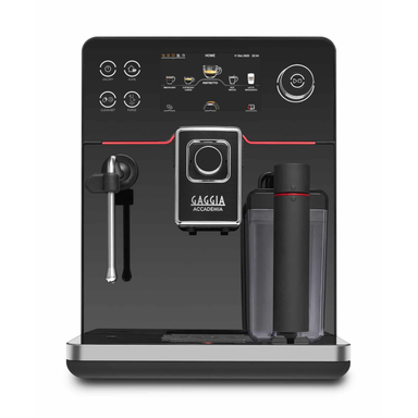 Gaggia Accademia Automatic Coffee Machine Black Front