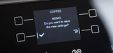 Gaggia Magenta Plus Automatic Coffee Machine Front Save Settings