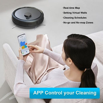 Robo-Tek Phoenix Robot Vacuum Cleaner and Mop Top Scheduling