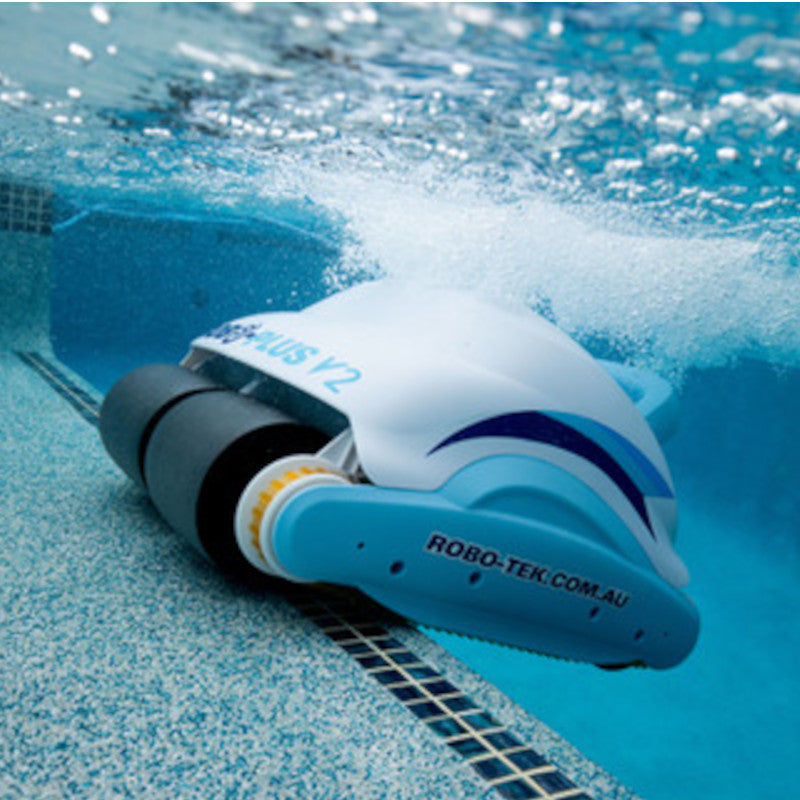 Robo-Tek Robo-Plus V2 Robotic Pool Cleaner Action