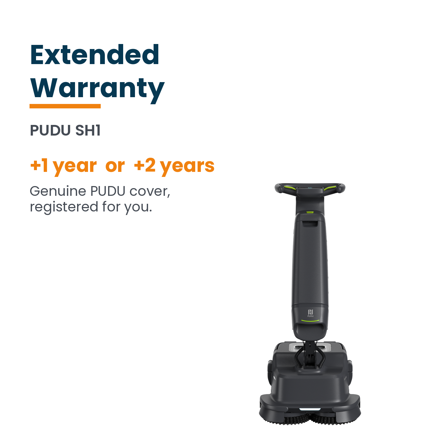 PUDU SH1 extended warranty, plus one or plus two years