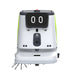 PUDU CC1 Pro AI powered cleaning robot front view lime green version