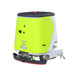 PUDU CC1 Pro autonomous cleaning robot rear view lime green version alternate angle