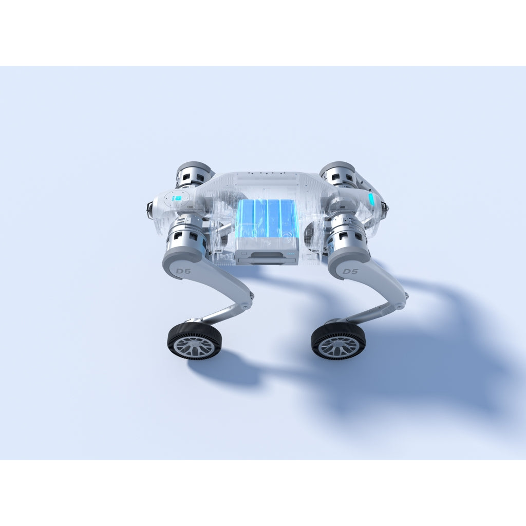 Internal view of the PUDU D5 high-performance swappable battery designed for continuous industrial operation.