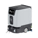 PUDU ET1 compact scrubber dryer robot angled view showing the body and control panel