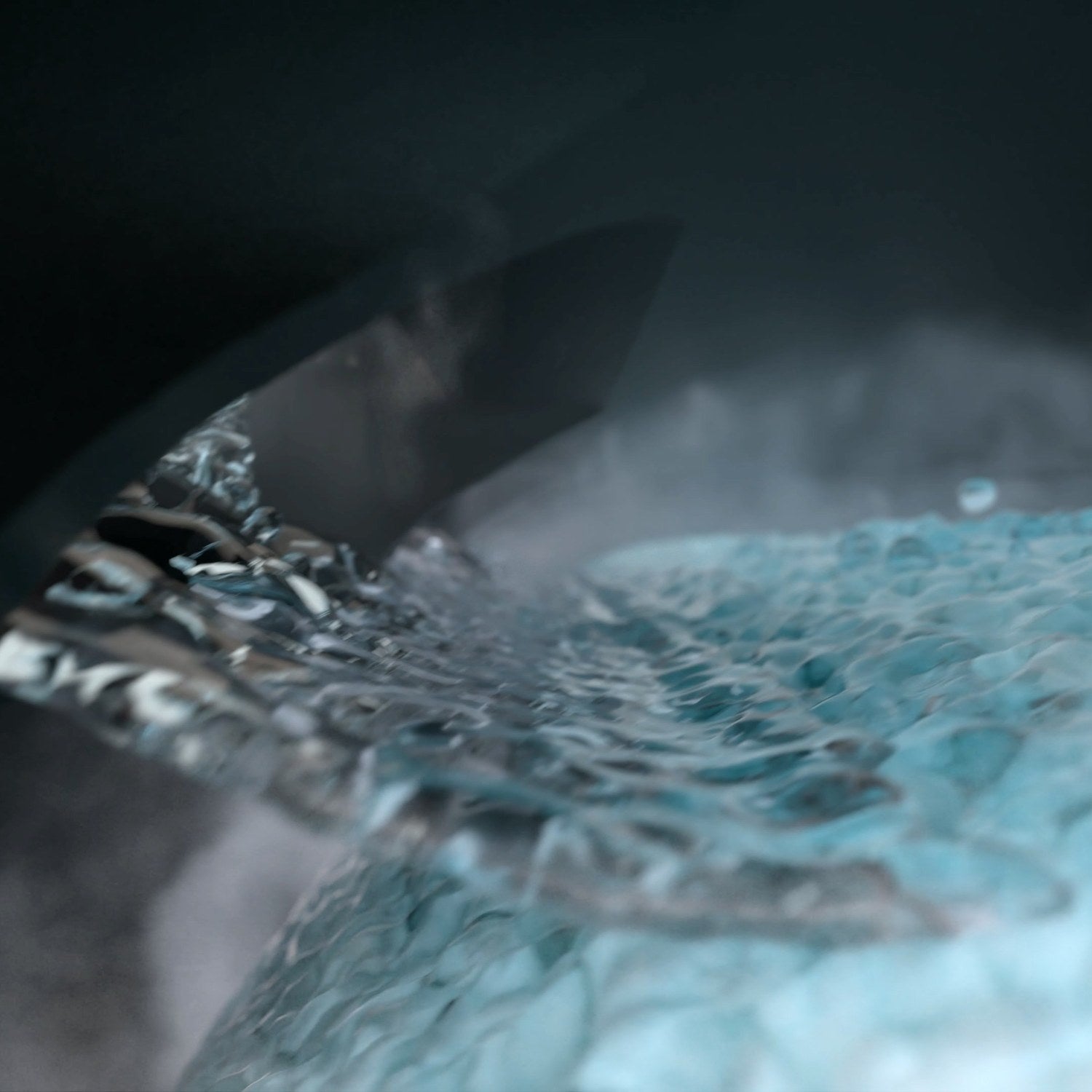 PUDU ET1 compact scrubber dryer robot scrubbing with 85 degree hot water
