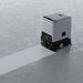 PUDU ET1 compact scrubber dryer robot leaving a dry streak free floor behind it