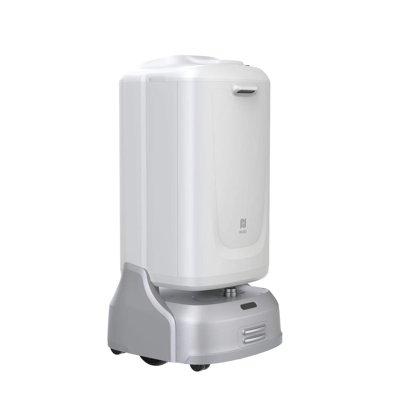 PUDU FlashBot Max building delivery robot front right angle white model