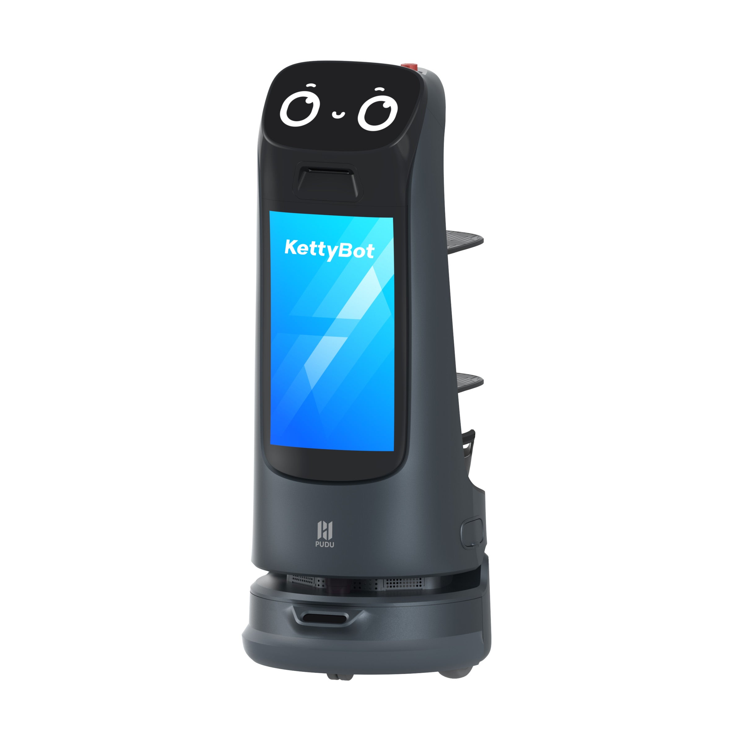 PUDU KettyBot Pro delivery and reception robot alternate right side angle