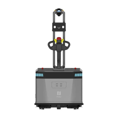 PUDU MP2000 autonomous pallet handling robot front view on a white background