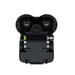 PUDU MT1 AI powered robotic sweeper bottom view with dual disc brushes and mechanism