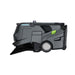 PUDU MT1 AI powered robotic sweeper right side profile with brush detail