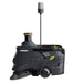 PUDU MT1 Max AI powered robotic sweeper left side profile with safety light