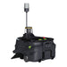 PUDU MT1 Max robotic sweeper rear left side profile showing elevated warning light