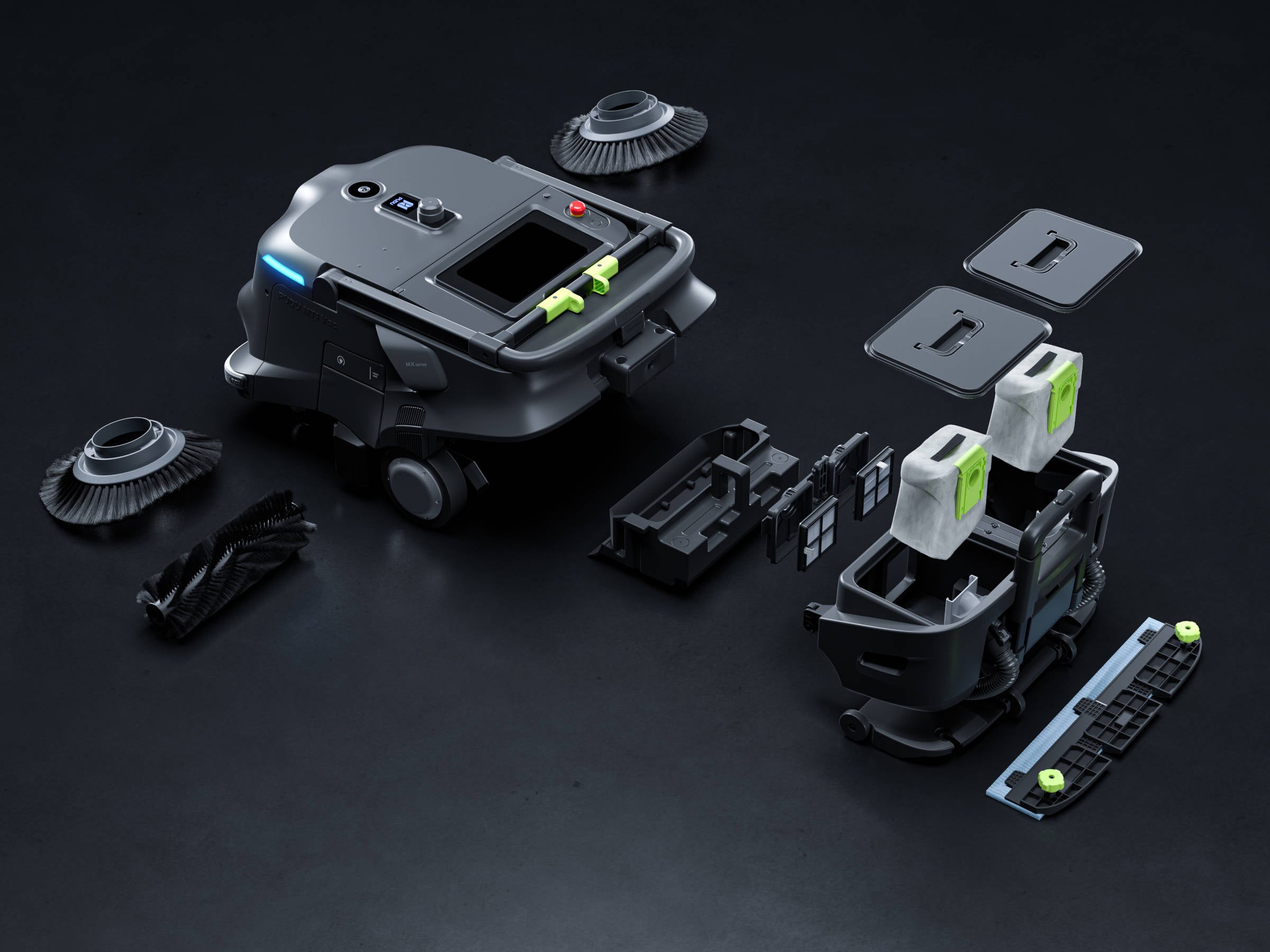 PUDU MT1 Vac AI powered robotic sweeper and vacuum breakdown
