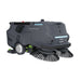PUDU MT1 Vac robotic sweeper and vacuum front left angle showing design and brushes