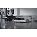 PUDU T300 automatically returning to its charging dock for 24/7 continuous operation.