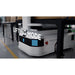 PUDU T300 Lifting Mode autonomously driving under and transporting a pallet rack.