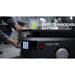 Close-up of the quick-swap battery system on the PUDU T300 allowing for zero downtime.