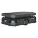 Rear-right perspective of PUDU T600 Underride model designed for automated under-rack logistics.